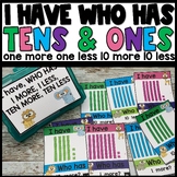 I have Who Has 1st Grade Math Centers Games Ten more and t