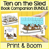 Ten on the Sled: Book Companion Printable and Boom BUNDLE