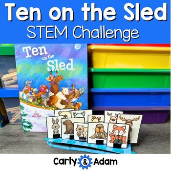 Preview of Ten on the Sled Read Aloud Winter STEM Activity