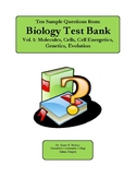 Ten sample questions from the Biology Test Bank Vol. 1