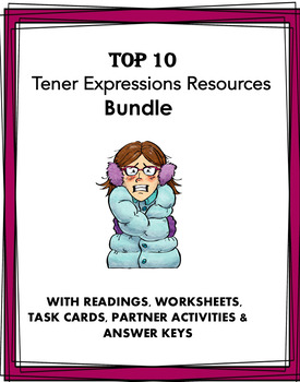 Preview of Tener Expressions Bundle: TOP 10 Resources @40% off!