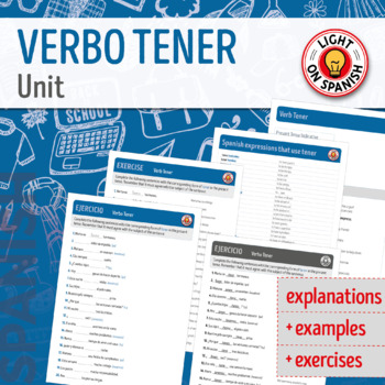 Preview of Spanish Verb Tener Unit