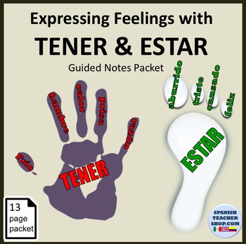 Preview of Tener Expressions + Feelings with Estar adjectivos