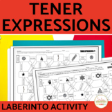 Tener Expressions Present Tense Spanish Maze Practice Acti