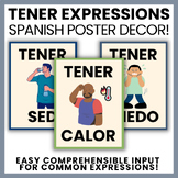 Tener Expressions Spanish Posters | Frases de Tener la Cla