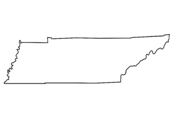 Tennessee Blank Map Full Page By BAC Education TPT   Original 8043893 1 