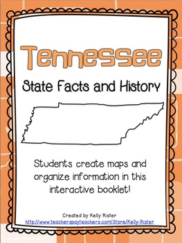 Preview of Tennessee Factbook- All-in-One Organizer for Maps and Information