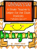 Tennessee Kindergarten Portfolio Helper-Updated for the 22