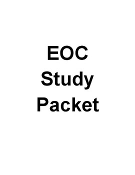 Preview of Tennessee Ninth Grade EOC Study Packet