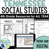 Tennessee Social Studies | 4th Grade ALL YEAR Mega Bundle