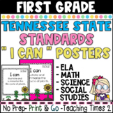 Tennessee State Standards "I Can" Posters-First Grade- All
