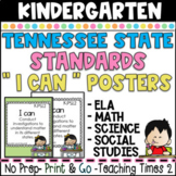 Tennessee State Standards "I Can" Posters-KINDERGARTEN- Al