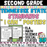 Tennessee State Standards "I Can" Posters- Second Grade- A