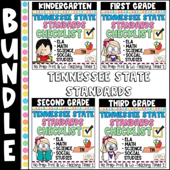 Preview of Tennessee State Standards K-3 Bundle- Teacher Binder Packet