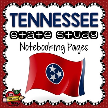 Preview of Tennessee State Study Notebooking Pages