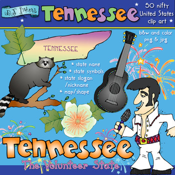 Preview of Tennessee State Symbols Clip Art Download
