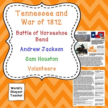 Preview of Tennessee and the War of 1812: Jackson, Volunteers, Sam Houston, Horseshoe Bend
