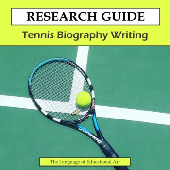 Preview of Tennis Biography Research Paper Project — Secondary PE ELA — CCSS Rubric