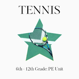 Tennis PE Unit for Middle or High School: From TPT’s Best 