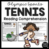 Tennis Reading Comprehension Informational Worksheet Olymp