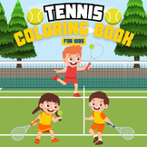 Tennis Sport Coloring Pages for Kids
