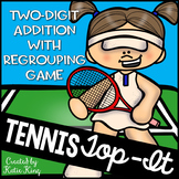 Tennis Top It-- Two-Digit Addition with regrouping game