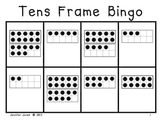 Tens Frame Bingo With Numbers 1-20