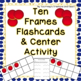 Ten Frames Flash Cards and Center Activities