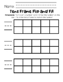 Tens Frame Flip and Fill