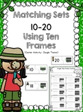 Ten Frames Number Matching Center Activity Numbers 10-20 {