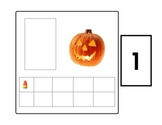 Tens Frame Pumpkin Matching