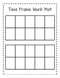Tens Frame Work Mat for Addition and Subtraction