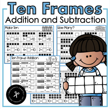 Preview of Ten Frame Math Practice