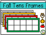 Tens Frames - Fall Themed