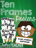 Ten Frames Posters {small, medium, and large!}
