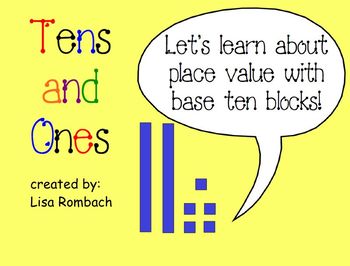 Preview of Tens & Ones Place Value Math SmartBoard Lesson for Primary Grades