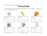 Tens and Ones- Counting Station Work