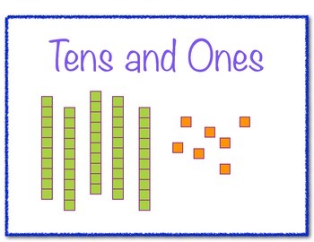 songs to teach tens and ones clipart