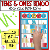 Place Value Tens and Ones - Math Games - BINGO