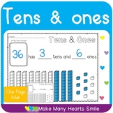Tens and Ones One Page Mat MHS76 