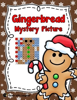 Preview of Tens and Ones Place Value Mystery Picture (Gingerbread) 1-120