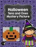 Tens and Ones Place Value Mystery Picture (Halloween)
