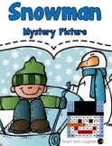 Tens and Ones Place Value Mystery Picture (Snowman)