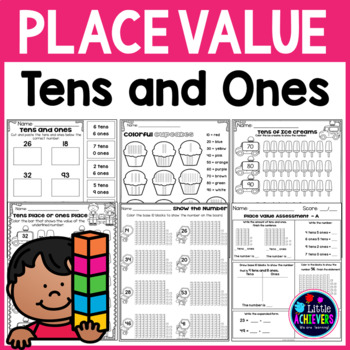 Base Ten MAB Blocks 10 Tens & 20 Ones Place Value Primary Teachers Resources 