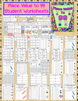 Tens and Ones - Place Value to 99 Worksheets | TpT