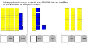 Preview of Tens and Ones Practice with Expander