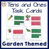 Tens and Ones Task Cards with Ten Frames