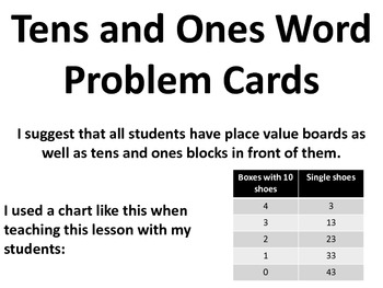 problem solving tens and ones lesson 1 7 answers