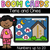 Tens and Ones (to 20) - Digital Task Cards - Boom Cards