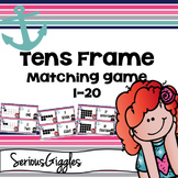 Tens frame Matching game 1-20